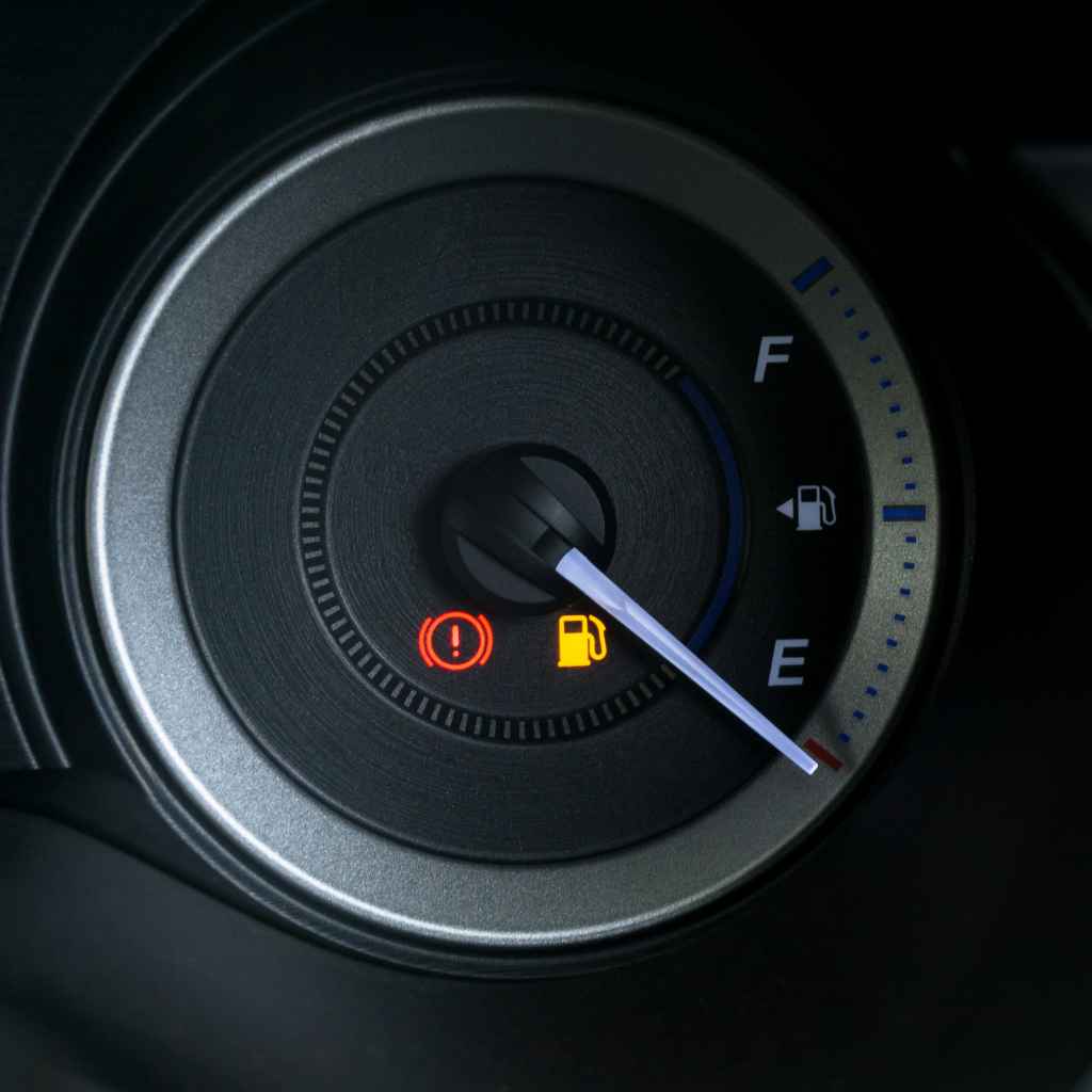 Understanding the Fuel Gauge Arrow