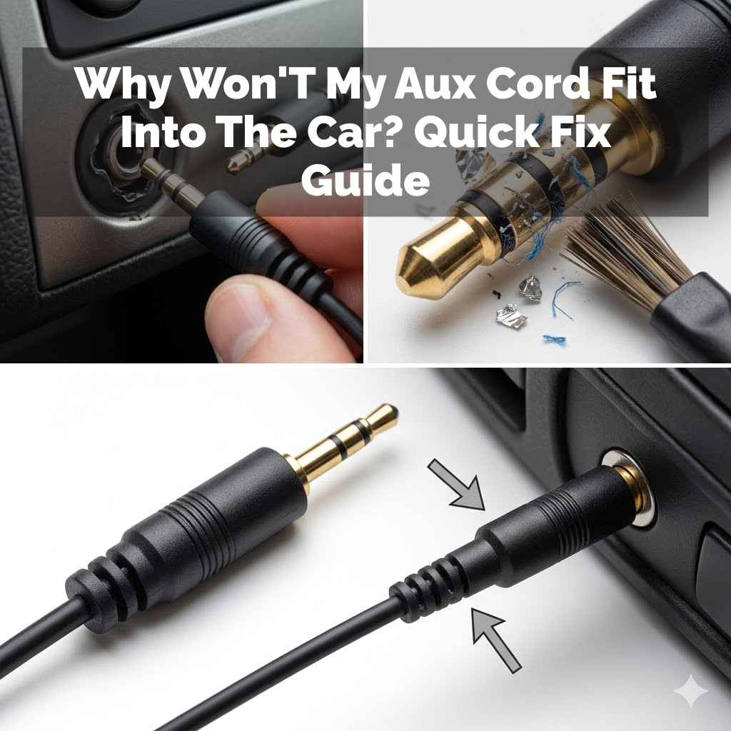 Why Won'T My Aux Cord Fit Into The Car