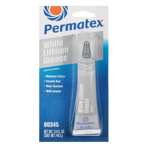 Permatex 80345 White Lithium Grease, 1.5 oz.
