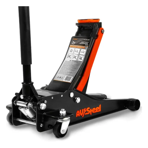 AV Steel Low Profile Floor Jack 3 Ton (6600 lbs), Heavy Duty Hydraulic Jack for Car, Heavy-Duty Floor Jack with Dual Pis