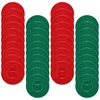 Red and green felt anti-corrosion washers for battery terminals