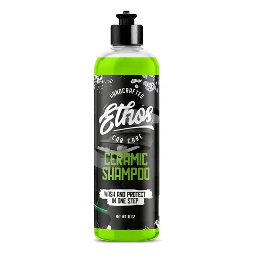 Ceramic Car Shampoo - Slick Car Wash Soap for Ceramic Coatings - pH-Balanced Car Wash Shampoo - Adds Hydrophobic Protect