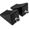 MaxxHaul rubber wheel chocks with eyebolt, 2 pack