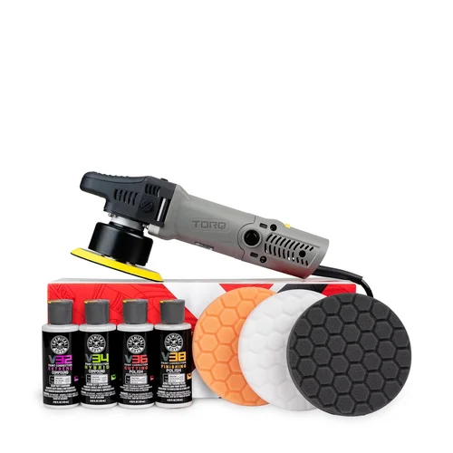 Amazon.com: Chemical Guys, TORQX Random Orbital Polisher Kit, 800W Motor, 9-Piece | 8mm orbital throw and a 700W motor w