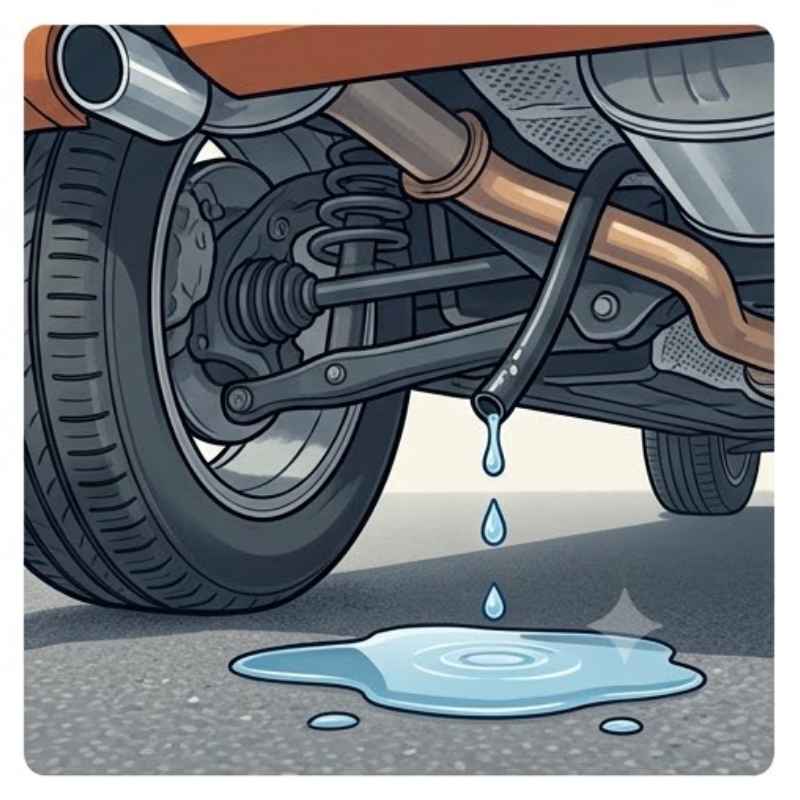 Does Air Conditioning Leak Water Under A Car