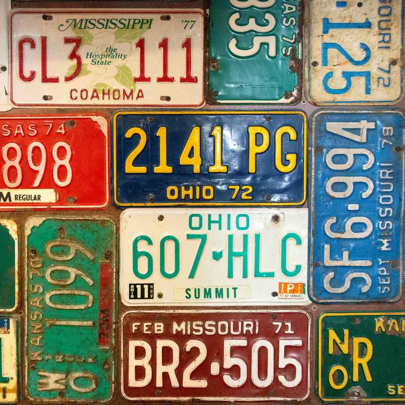 Understanding Old Car Plates