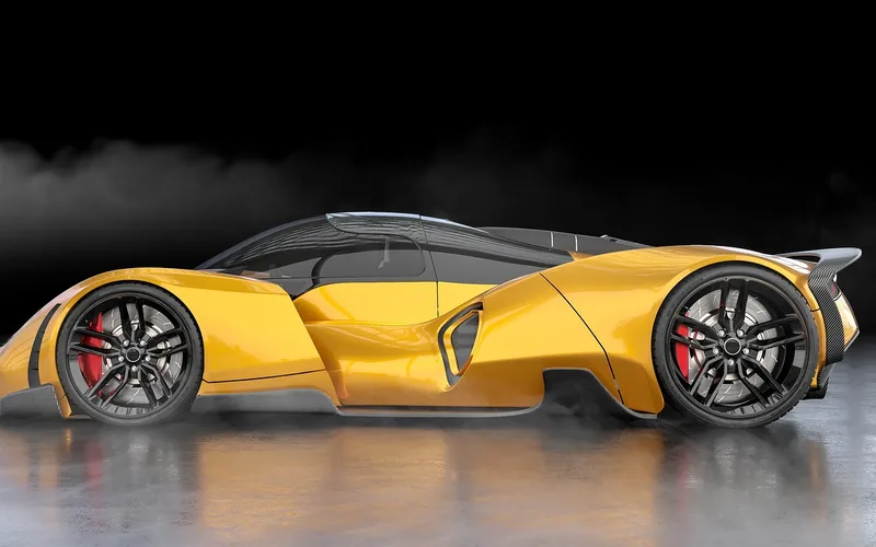 Cadillac concept car showing the angular low-profile design that inspired Jackson Storm