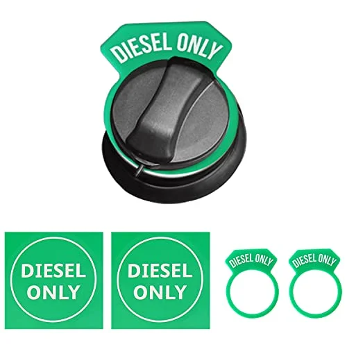 Diesel fuel cap silicone ring with stickers
