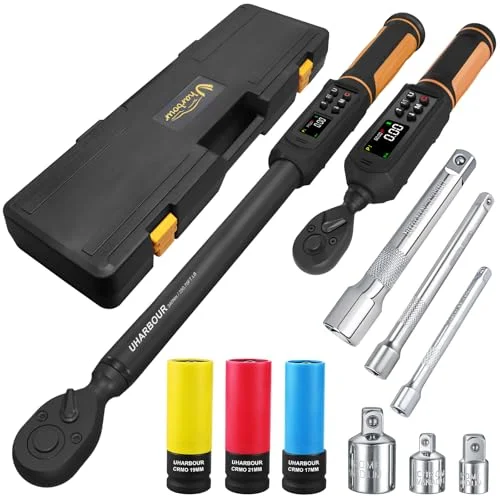 Digital torque wrench set