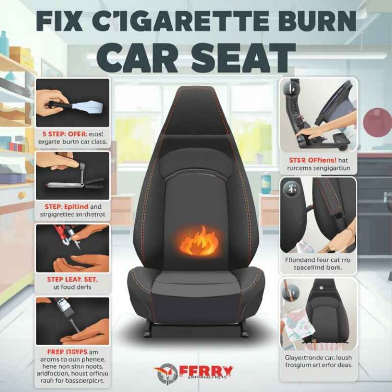 How To Fix A Cigarette Burn In A Car Seat