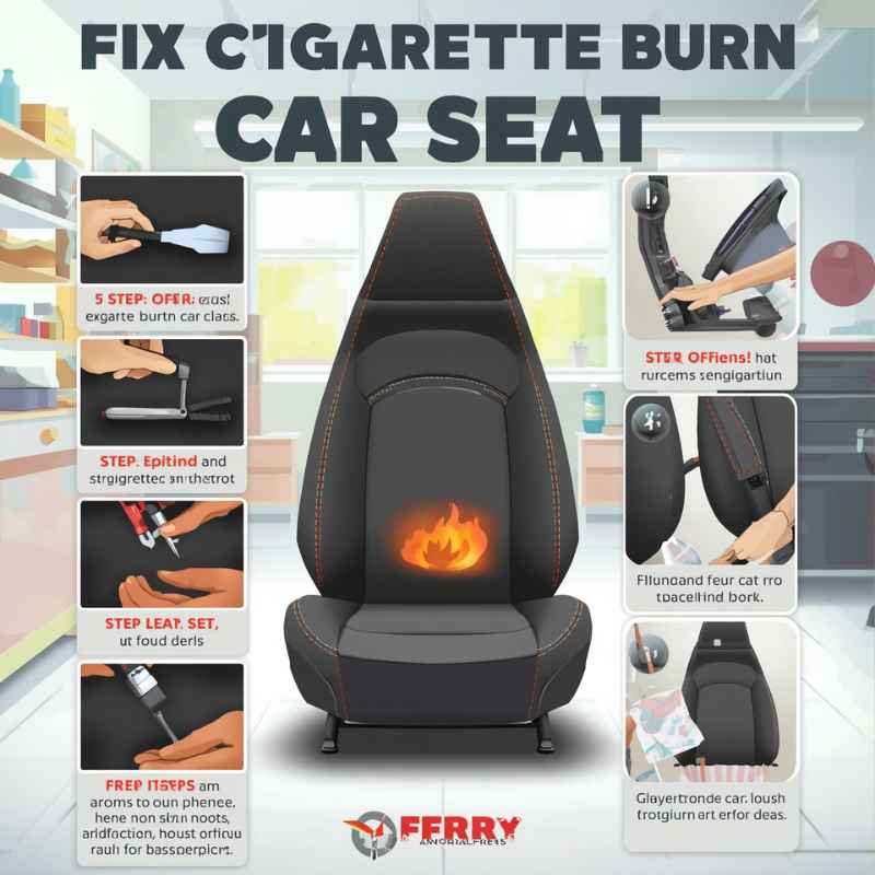 How To Fix A Cigarette Burn In A Car Seat