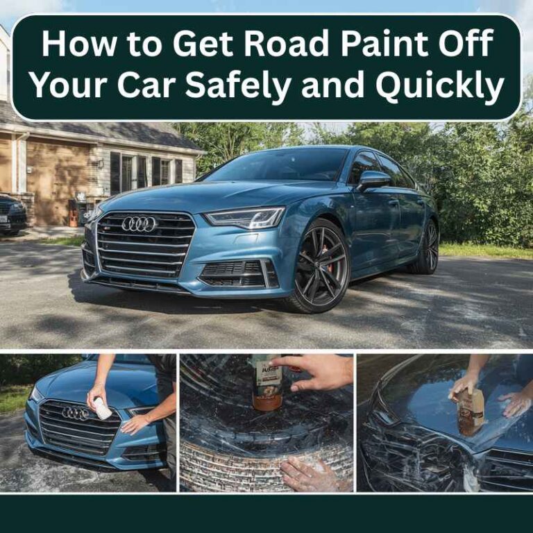 How to Get Road Paint Off Your Car Safely and Quickly