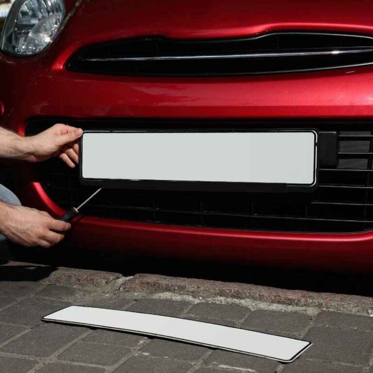 Where to Put Registration Sticker on Car