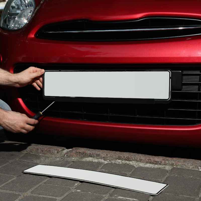 Where to Put Registration Sticker on Car