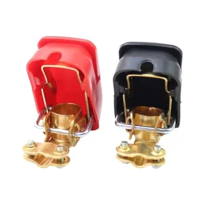 Car Battery Quick Release Connector, Top Post Brass