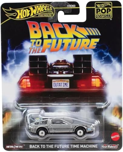 Hot Wheels Premium Back to the Future Time Machine die-cast