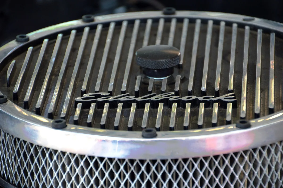 Car radiator, the part flushed and refilled during a coolant system flush