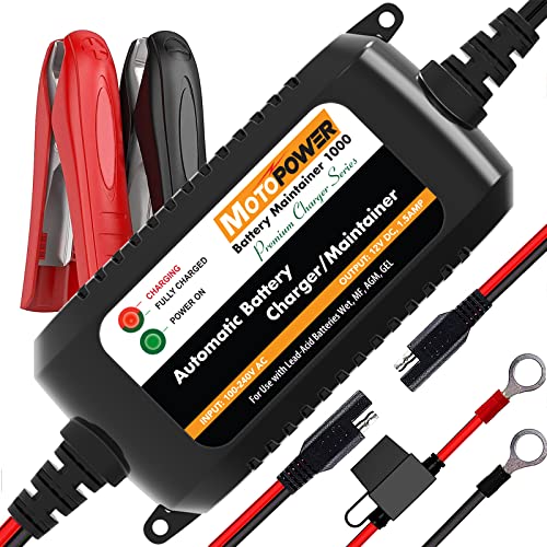 MOTOPOWER 12V automatic battery charger and maintainer