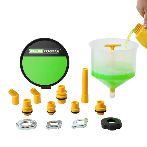 OEMTOOLS No-Spill Coolant Funnel Kit, 15-Piece