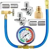 R134a refrigerant recharge hose kit for car AC
