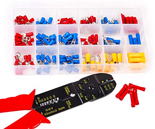 Belva BKIT150 158 Piece Car Audio Terminal Connector Kit wit