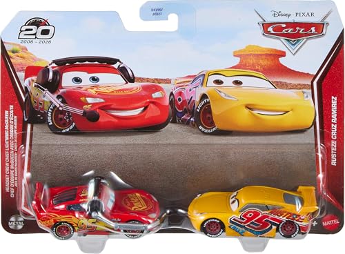 Set of 2 collectible Cars vehicles at 1/55 scale