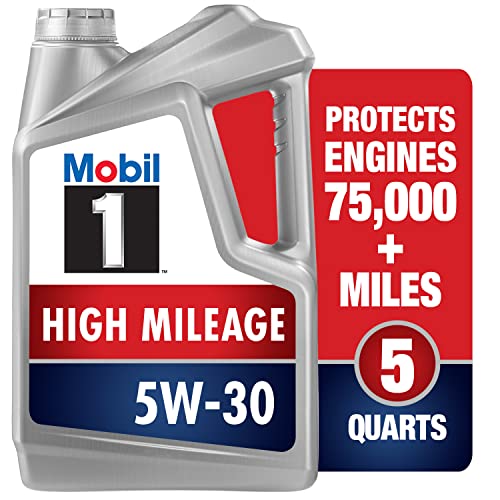 Mobil 1 High Mileage full synthetic motor oil