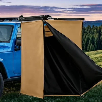 5.6ft x 3.3ft Roof Rack Awning Shower Room, 420D Waterproof