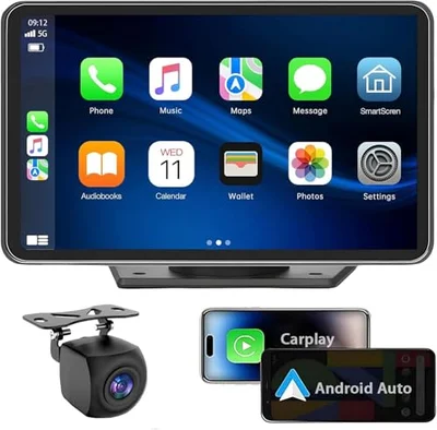 Carplay Wireless Portable Touchscreen Car Stereo Bluetooth Voice Control 7