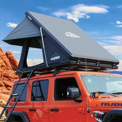 WildFinder Rooftop Tent, Hard Shell Roof Top Tent for Jeep SUV Truck Van