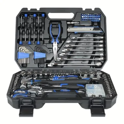 200-Piece Hand Tool Set with Toolbox Storage Case, General Home and Auto Repair Kit for Mechanics, DIY Projects, and Daily Maintenance