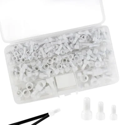 250 Pcs Closed End Wire Crimp Connectors and Terminals Kit - 22-18 ...