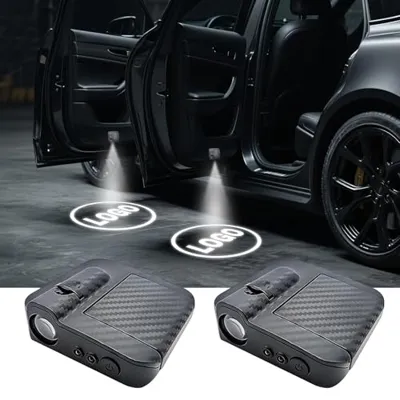 2PCS Custom Car Door Projector Lights Personalized Logo LED Car Door Step Welcome Light Customized Photo Text