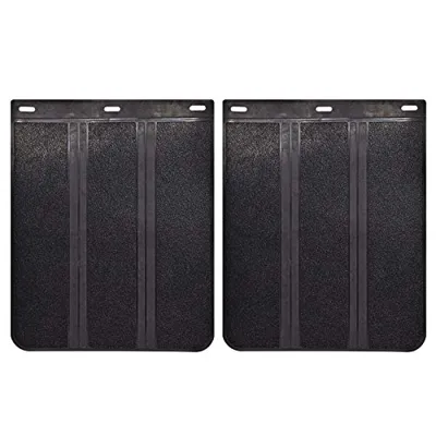2pcs/Set Universal Heavy Duty Rubber Mud Flaps Car Pickup SUV Vans minivans Light Trucks RVs SUVs Semi-Truck Motor Home 4x4 4WD Off-Road Splash Guards Mudflaps Mudguards Dirty Traps 15”x12”