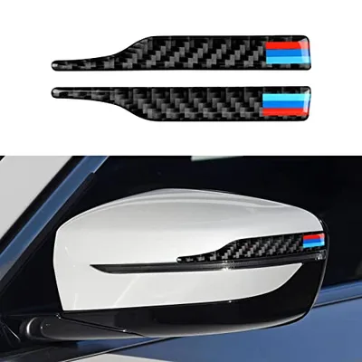 2PCS Universal Rearview Mirror Protector Sticker Anti Collision Strips