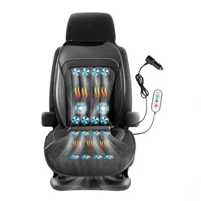 3 IN 1 Cooling Car Seat Covers ，Summer and Winter with Massage Cooling Seat Covers for cCar，High Power 16 Fans Fast Cool，Suitable for 12V Cigarette Li