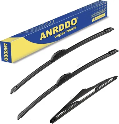 3 Wipers Factory Replacement For 2008-2018 Jeep Wrangler JK 2007 2008 2009 2010-2017 Jeep Wrangler Original Equipment Windshield Wiper Blades Set 15