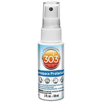 303 Products Aerospace Protectant – UV Protection – Repels Dust, Dirt, & Staining – Smooth Matte Finish – Restores Like-New Appearance – 2 Fl. Oz. (30302)
