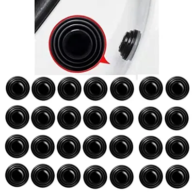 30PCS Car Door Shock Absorber Cushion Gasket Decoration Sticker Shock-Absorbing Gasket Anti-Collision Gasket Car Accessories