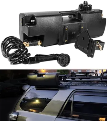 4.0 Gallon Self-Pressurized Water Tank Used for Camping Showers, Bumper Mount or Bed Mount Vehicle Water Storage for Trucks & Off Road Vehicles