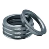 LUJIANI Universal Car Hub Centric Ring (4-Pack)