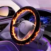 12V Fast-Heating PU Leather Steering Wheel Cover
