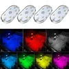 4Pcs Car LED Lights Interior Wireless
