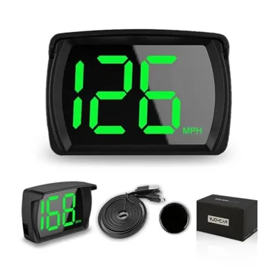 VJOYCAR New Speedometer HUD GPS Digital Speed Meter MPH Speedo Head Up Display for Cars ...