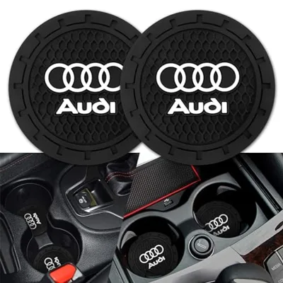 Car Cup Holder Coaster for Audi A4 A5 A6 A7 A8 Q3 Q4 Q5 Q6 Q7 Q8 Silicone Cupholder ...
