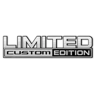 Custom Limited Edition Car Badge,Custom 3D Letters Car ...
