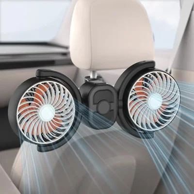 Hayousui 4000mAh Battery & USB Powered Backseat Car Fan ...