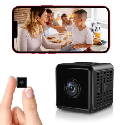 Smilephil Hidden Camera,1080P WiFi Spy Camera with Night ...