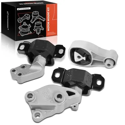 A-Premium 3PCS Engine Motor Mount Transmission Mount Torque Strut Mount Set Compatible with Smart 2011-2015 Fortwo ELECTRIC, 2008-2015 Fortwo L3 1.0L Petrol, Replace# 4512400109 1322200148 1322200048