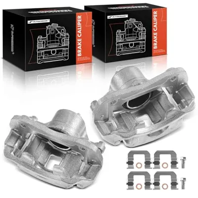 A-Premium Disc Brake Caliper Assembly with Bracket Compatible with Select Hyundai and Kia Models - Elantra, Sonata, Optima, Magentis, Soul, L4 1.6L/2.0L/2.4L, SCITOO Starter Fit For Hyundai Tiburon 2003-2008 2.7L V6 SMN0004 - Front Driver and Passenger Side